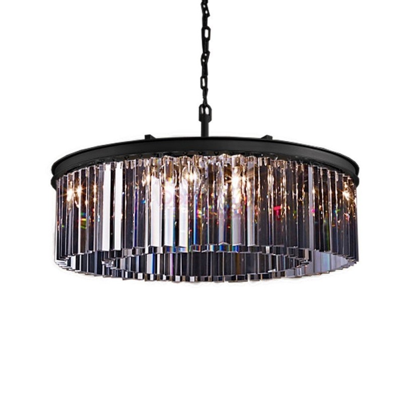 Rh Rhys Prism Round Crystal Chandelier Design By Restoration Rh Rhys Clear Glass Prism Round Crystal Chandelier Loading Zoom