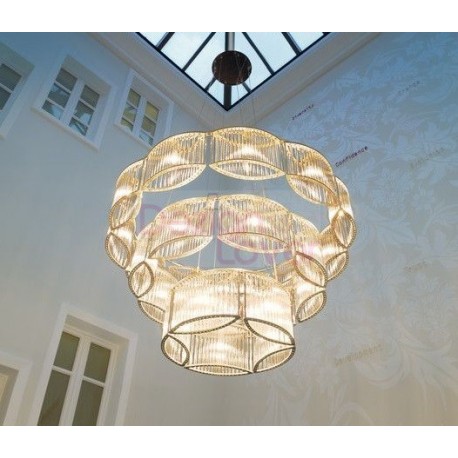 Chandelier design Stilio 3 niveaux
