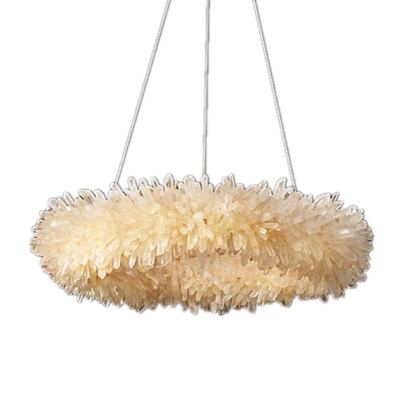 QUARTZ CRYSTAL LED CHANDELIER. Free Worldwide delivery. Custom Designer Lighting Solution. Trade Commercial Pricing Avail