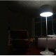 Spun floor lamp design