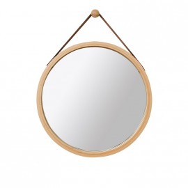 Miroir strap forme ronde