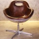 Swan AluminiumReveted Industrial style chair