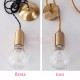 Crystal bulb LED pendant lamp