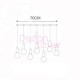 Suspension LED design Crystal bulb