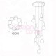 Suspension LED design Crystal bulb