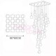 Suspension LED design Crystal bulb
