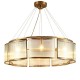 Stilio Ring pendant lamp in brass