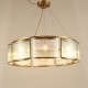 Stilio Ring pendant lamp in brass