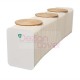Banc extensible et modulable 6p en blanc