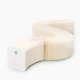 Banc extensible et modulable H28cm en blanc