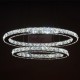 Suspension en cristal LED design Circle 2 ring