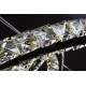 Suspension en cristal LED design Circle 2 ring