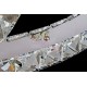 Suspension en cristal LED design Circle 2 ring