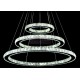 Suspension en cristal LED design Circle 3 ring