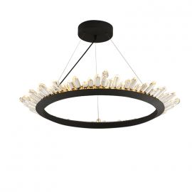 Chandelier lustre moderne LED Prometheus III en cristal