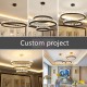 Chandelier lustre moderne LED Prometheus I+II en cristal