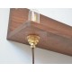 Applique en walnut design Frame 90 avec Etagère