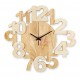 Horloge design Algo en bois massif