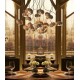 Chandelier LED design Cluster Flower Petal