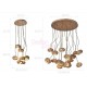 Chandelier LED design Cluster Flower Petal