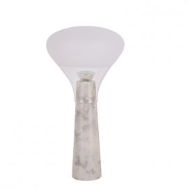 Lampe de table LED design Bella Carrara Marble