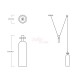 Shape Up Pendant lamp Cylinder