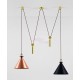 Shape Up Pendant lamp Double cone+cylinder