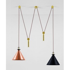 Suspension design Shape Up Double cône+cylindre