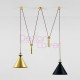 Shape Up Pendant lamp Double cone+cylinder