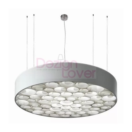 Suspension LED design Spiro Blanche