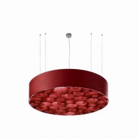 Suspension LED design Spiro Noir