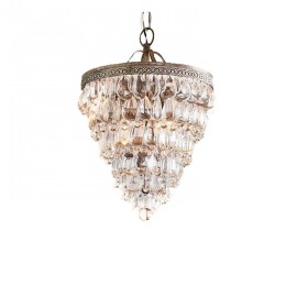 Chandelier design Clarissa Crystal Drop small Round