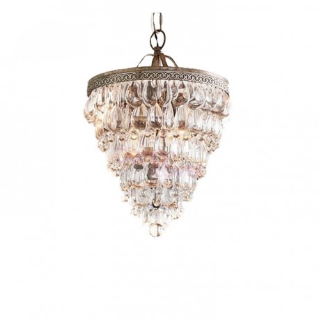 Chandelier design Clarissa Crystal Drop small Round