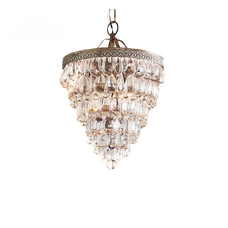 Clarissa Crystal Drop Small Round, Crystal Drop Small Round Chandelier