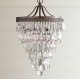 Clarissa Crystal Drop small Round Chandelier