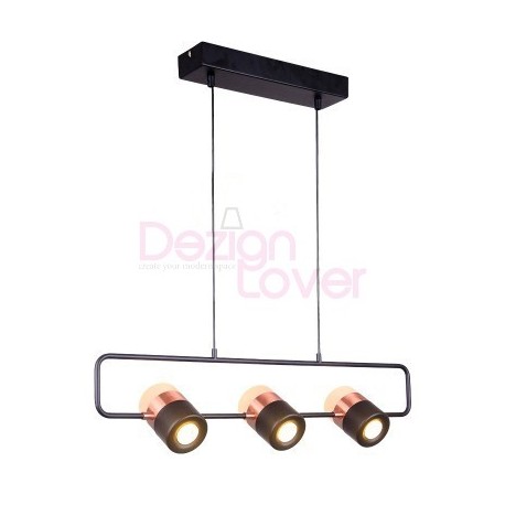 Suspension LED design LING 3 lampes