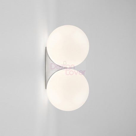 Brass Architectural Wall Lamp Double