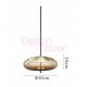 Knot Disco LED pendant lamp