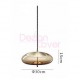 Suspension LED design Knot Disco