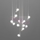 Chandelier cluster design bird