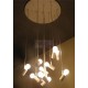 Chandelier cluster design bird