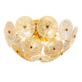 Lily Pad Round Glass Ceiling lamp