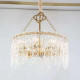 Cold Heart Ice Glass Round Chandelier