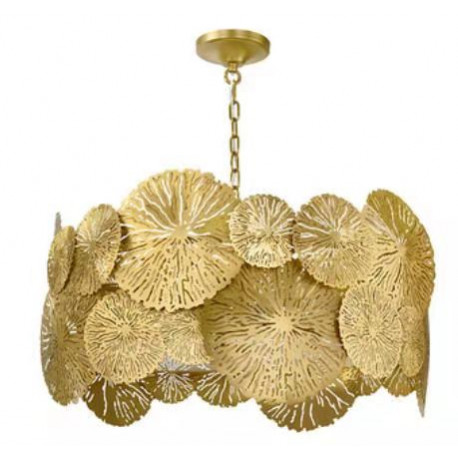 Suspension Lily Pad Brass
