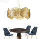 Suspension Lily Pad Brass