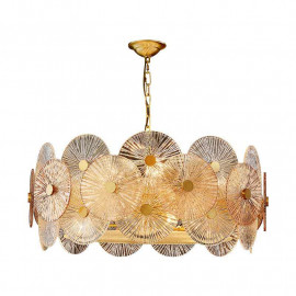 Lily Pad Glass Pendant Lamp