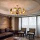 Suspension Circulaire Lily Pad Brass