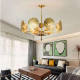Suspension Circulaire Lily Pad Brass