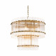 Ruby Round Chandelier 2 Tiers