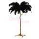 Ostrich Feather Palm Tree Floor Lamp